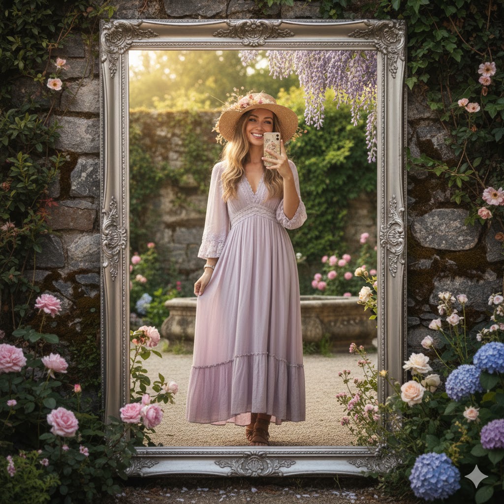 Aesthetic captions for mirror selfies