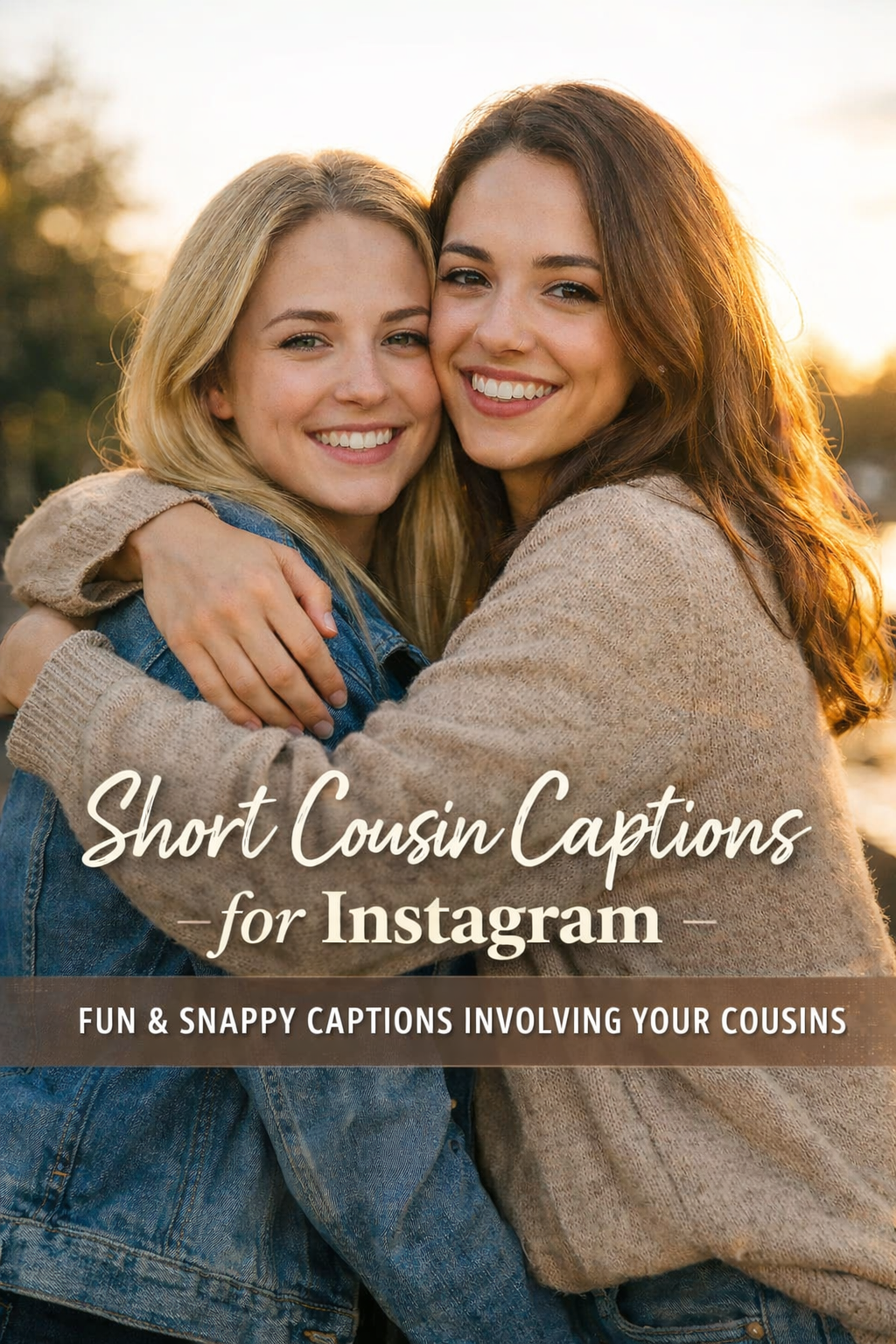 Short Cousin Captions for Instagram