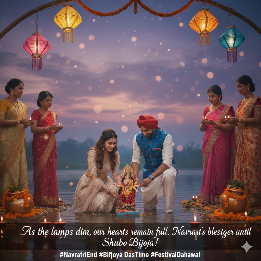 navratri end captions for instagram