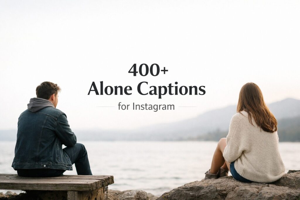 400+ Alone Captions for Instagram