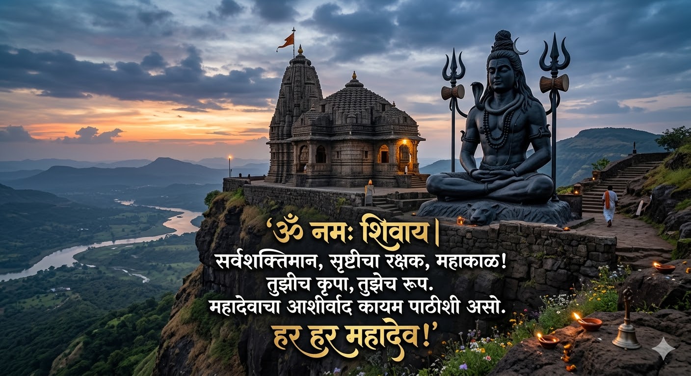 Best Mahadev Caption in Marathi