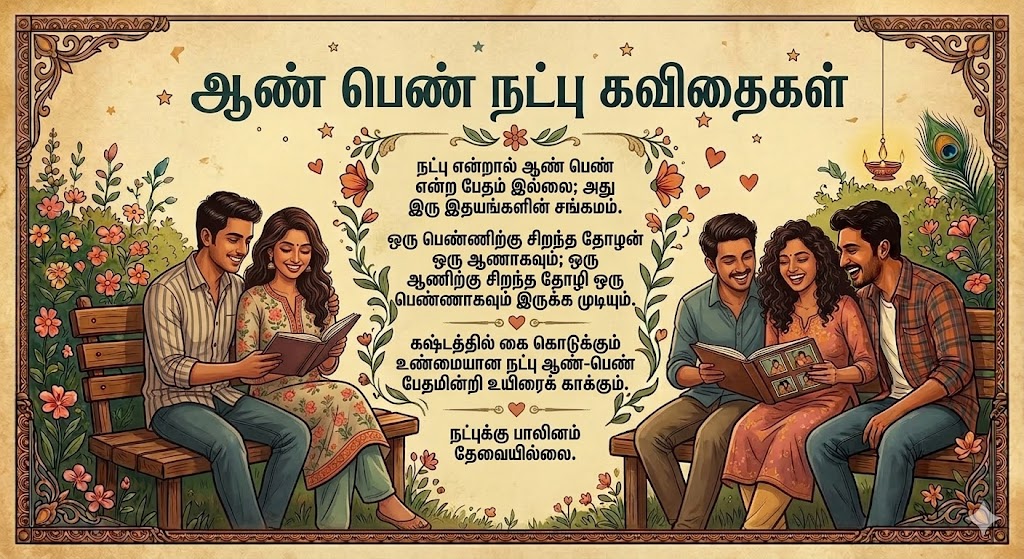 Boy and Girl Friendship Quotes in Tamil