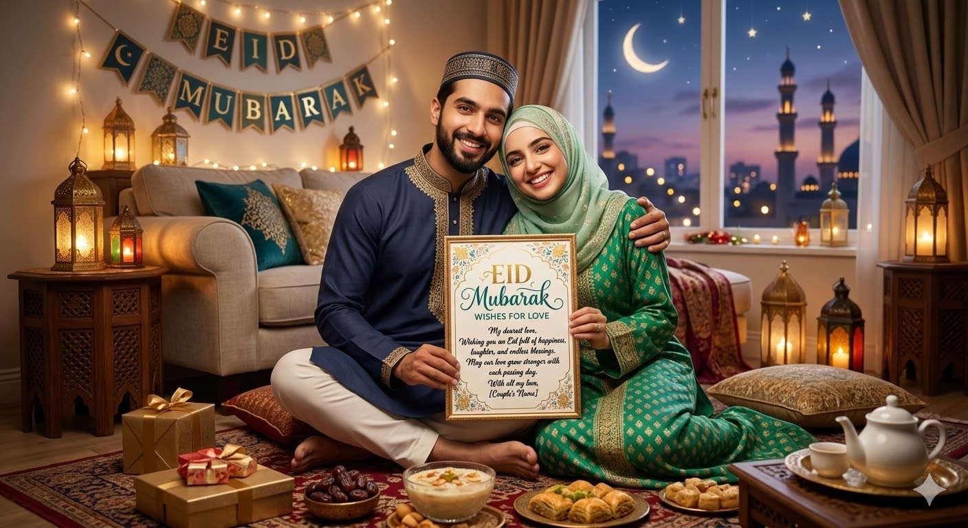Eid Mubarak Wishes for Love