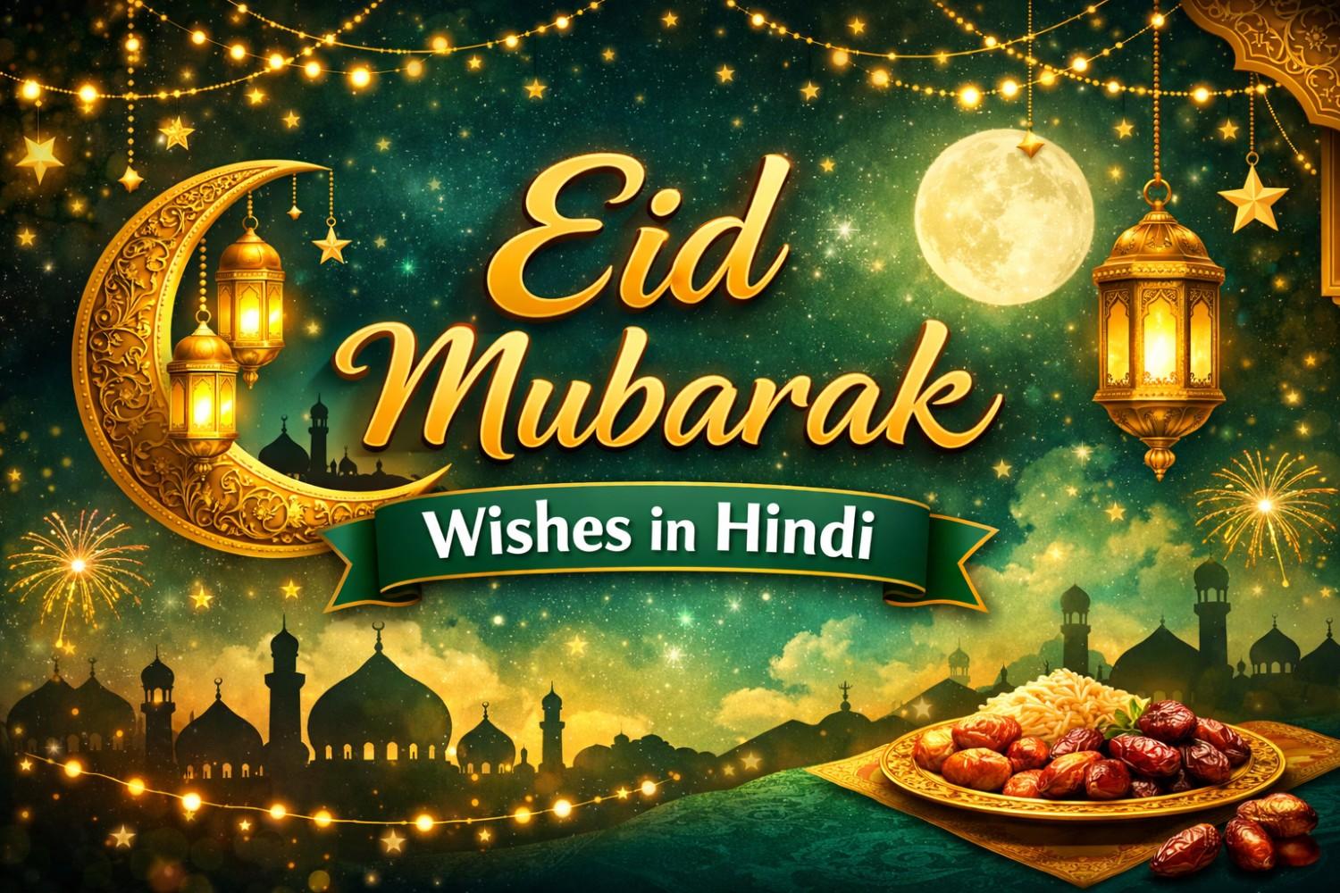 Eid Mubarak Wishes in Hindi