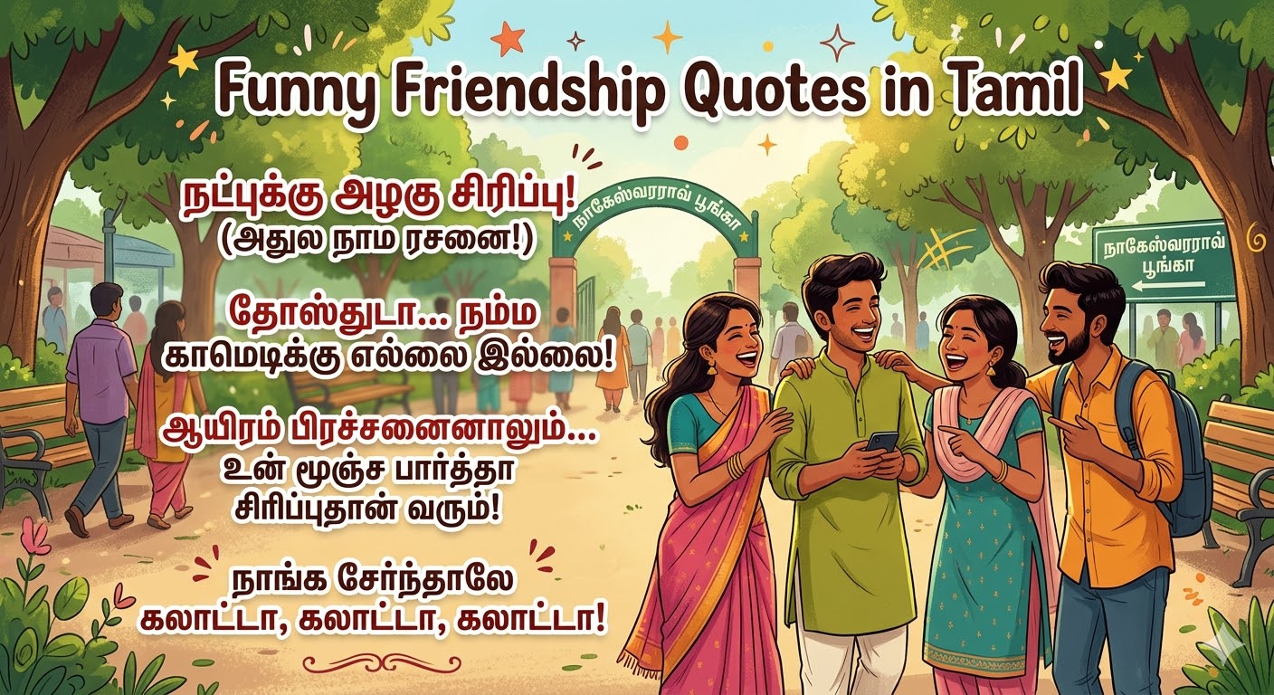 Funny Friendship Quotes in Tamil