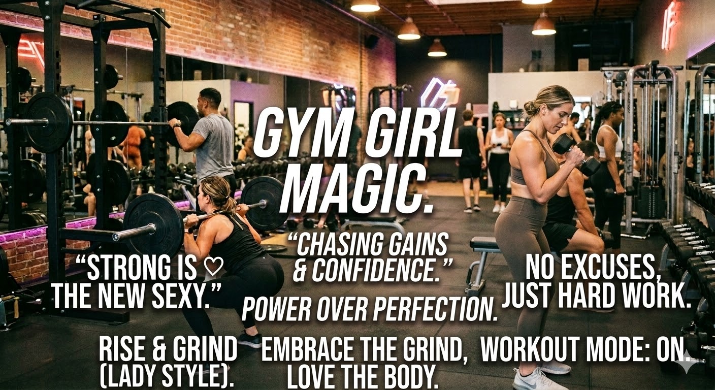 Gym captions for instagram for girl