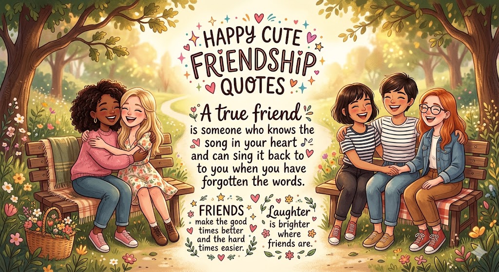 Happy Cute Friendship Quotes