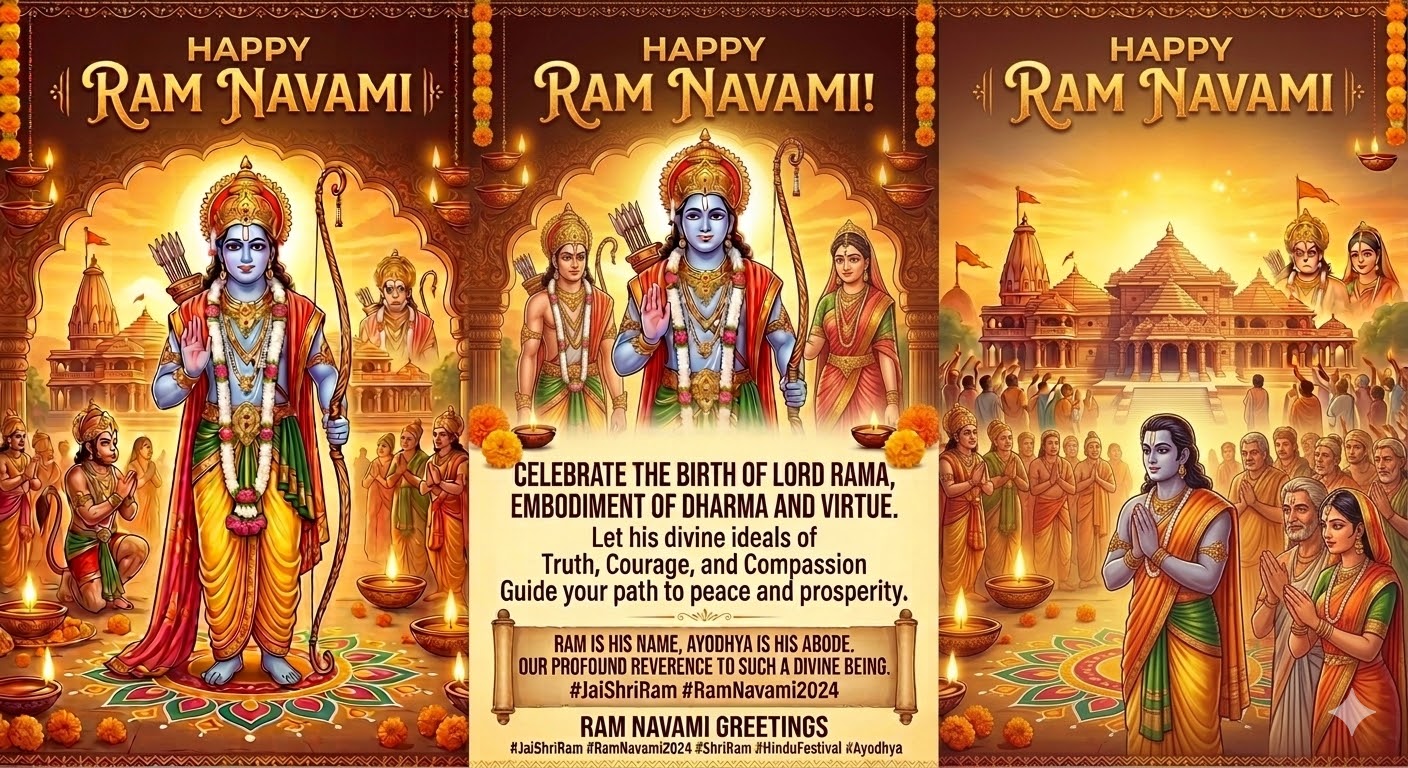 Happy Ram Navami Caption