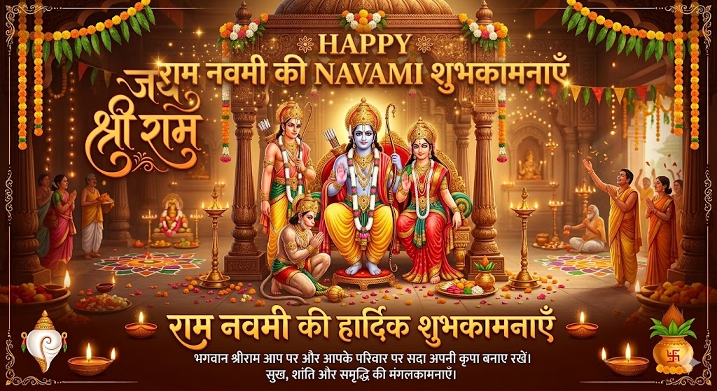 Happy Ram Navami Wishes in Hindi