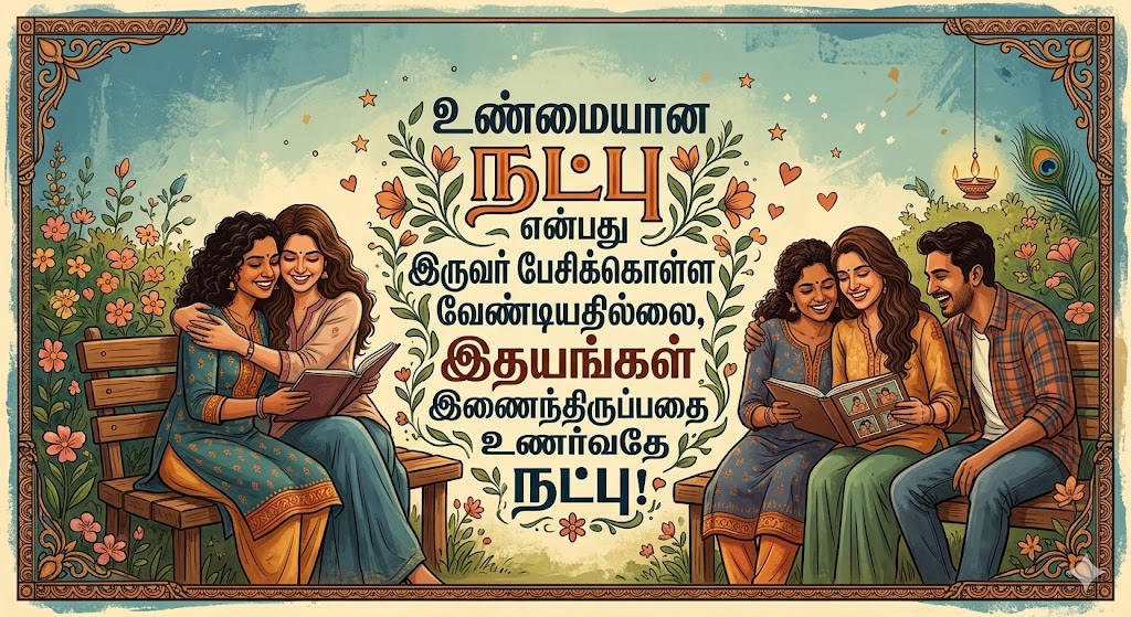 Heart Touching Friendship Quotes in Tamil Text & Font