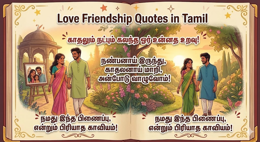 Love Friendship Quotes in Tamil