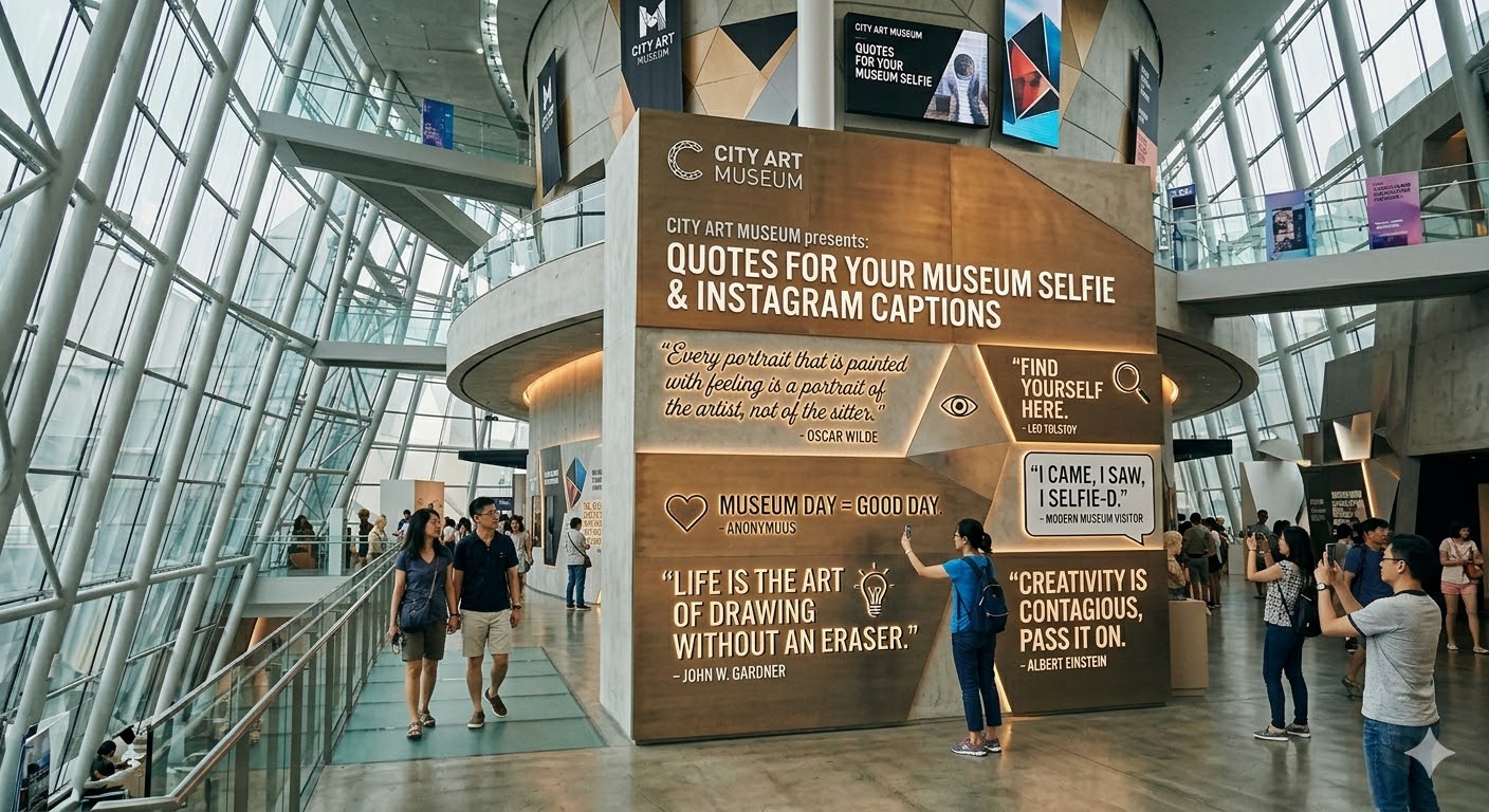 Museum Instagram Captions for Selfies
