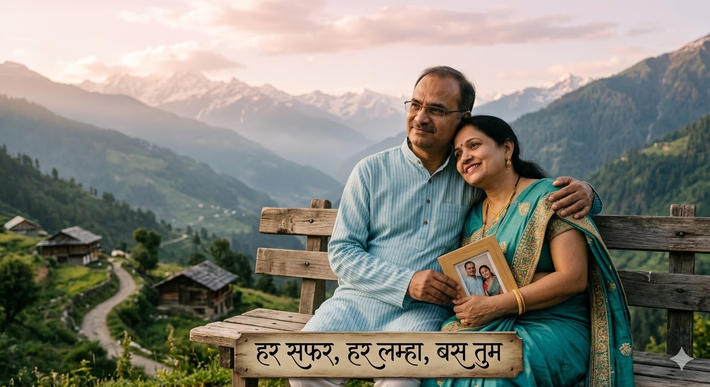 One line caption for wife in hindi