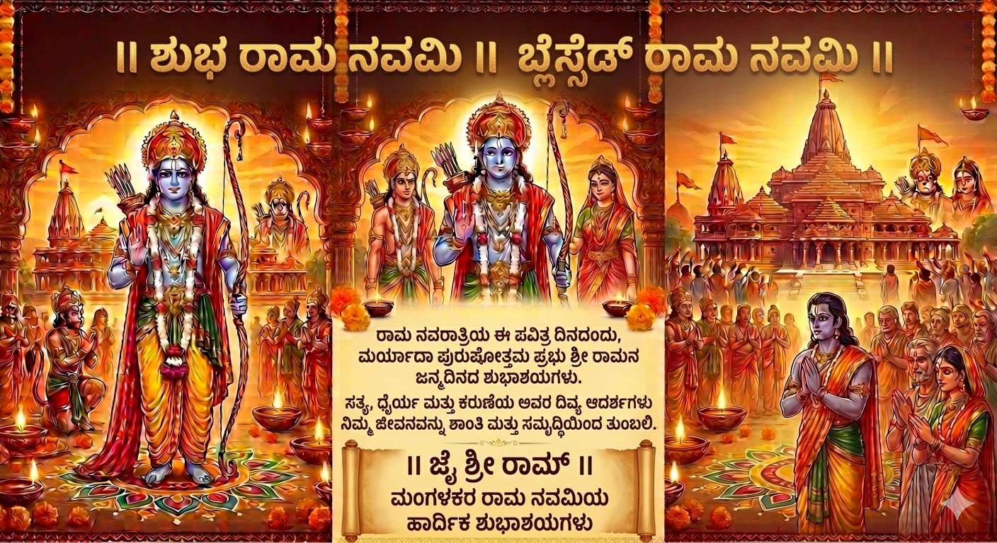 Ram Navami Wishes in Kannada