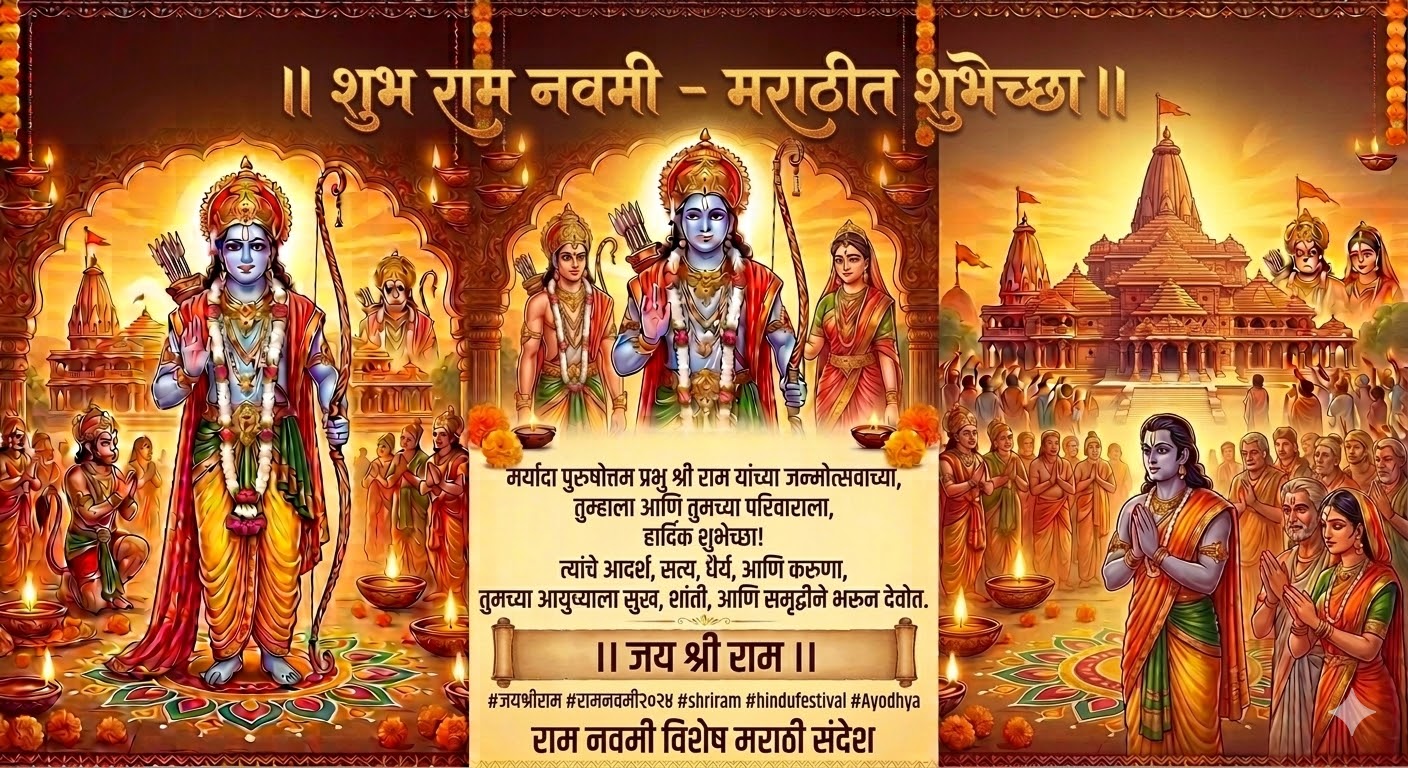Ram Navami Wishes in Marathi