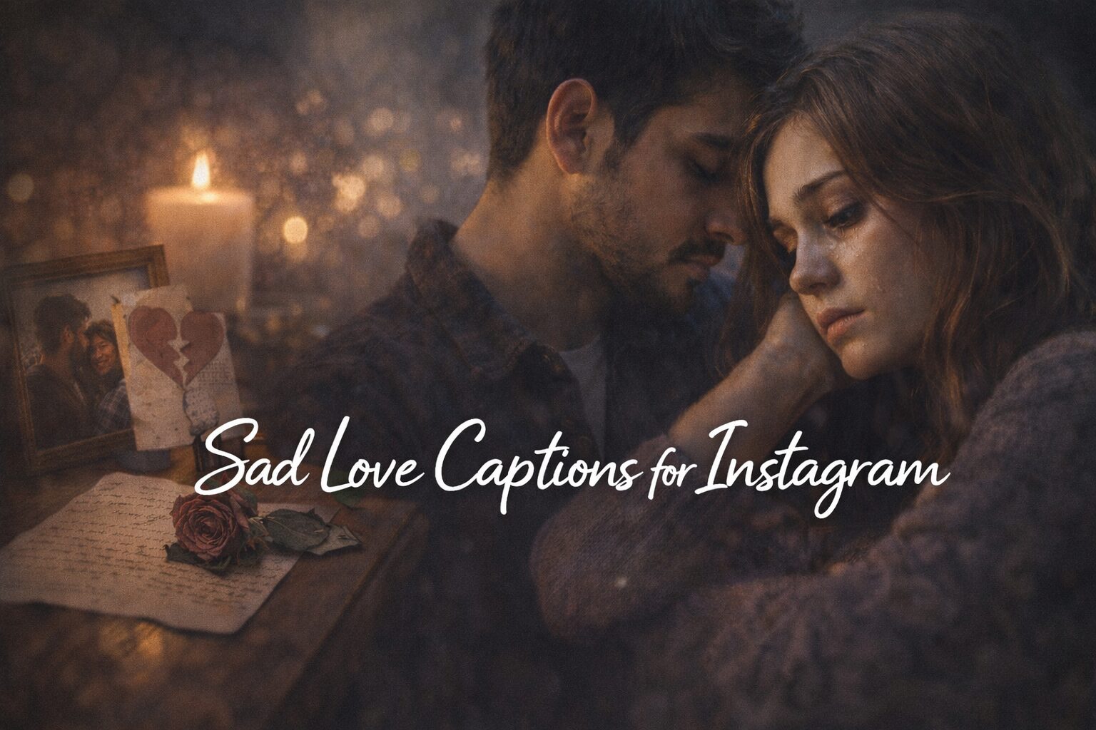 Sad Love Captions for Instagram