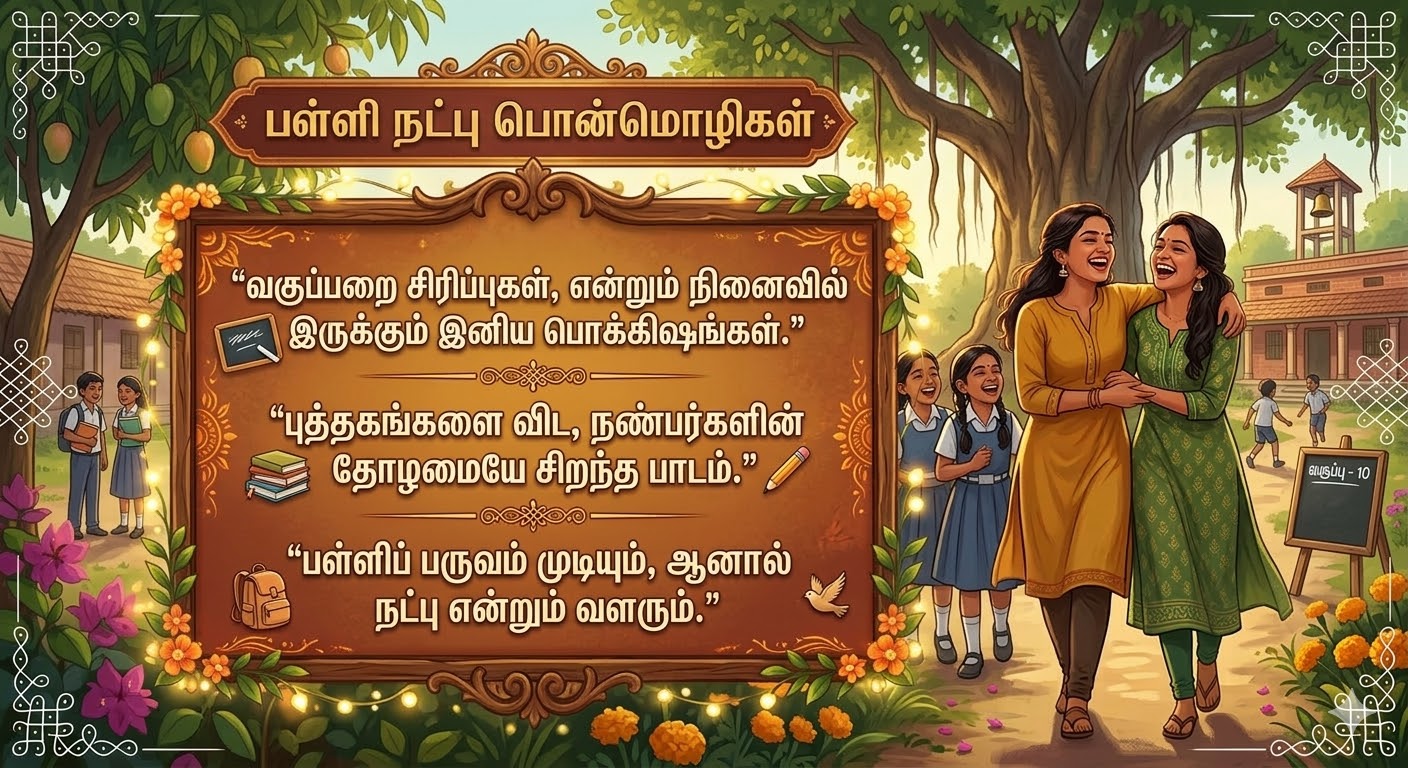 School Friendship Quotes in Tamil