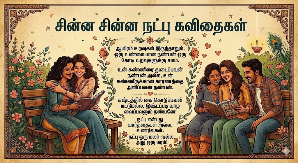 Short Friendship Quotes in Tamil
