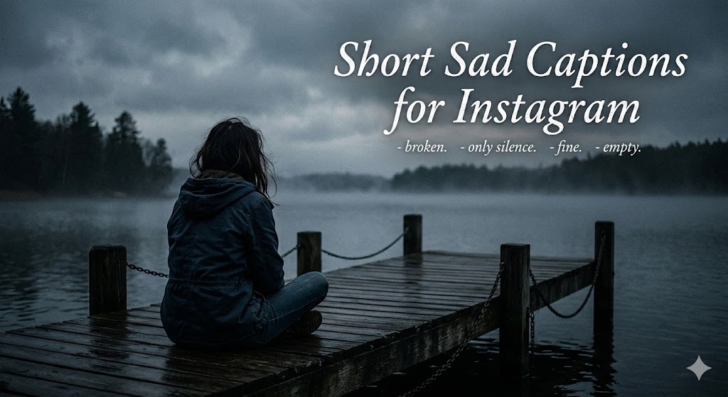 Short Sad Captions for Instagram