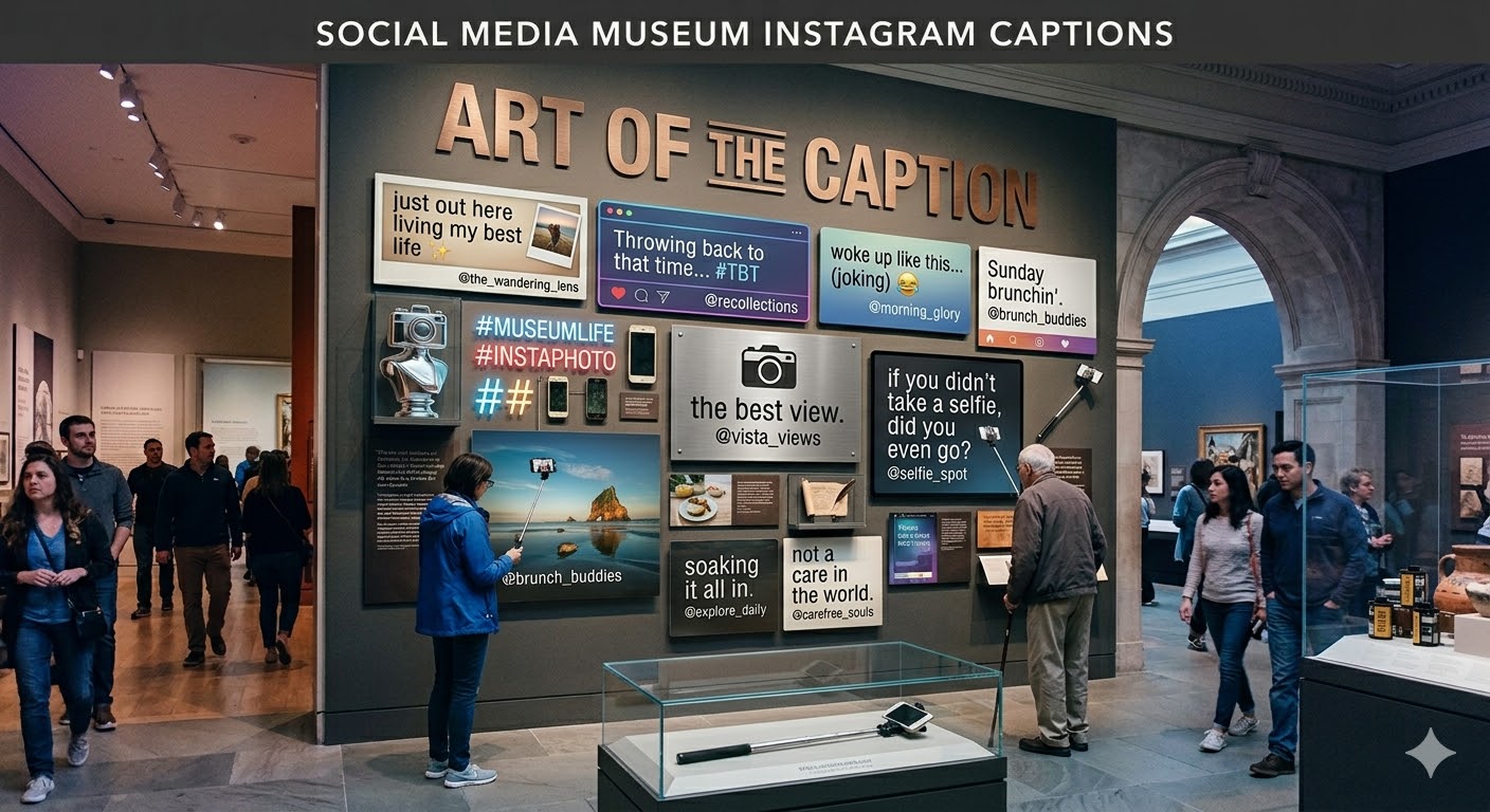 Social Media Museum Instagram Captions