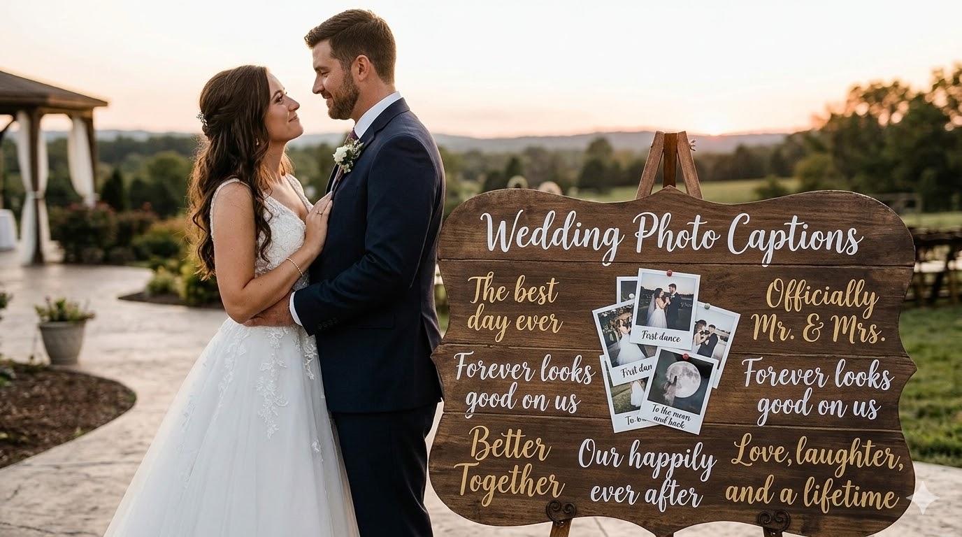 Wedding Photo Captions