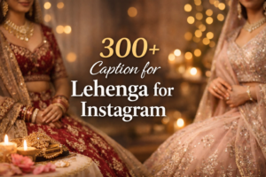 Caption for Lehenga for Instagram