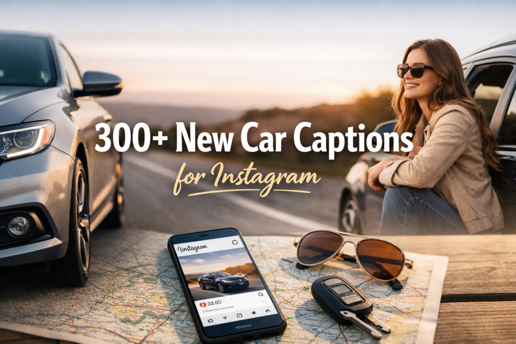 300+ New Car Captions for Instagram