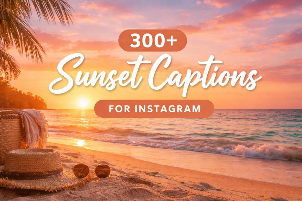 300+ Sunset Captions for Instagram