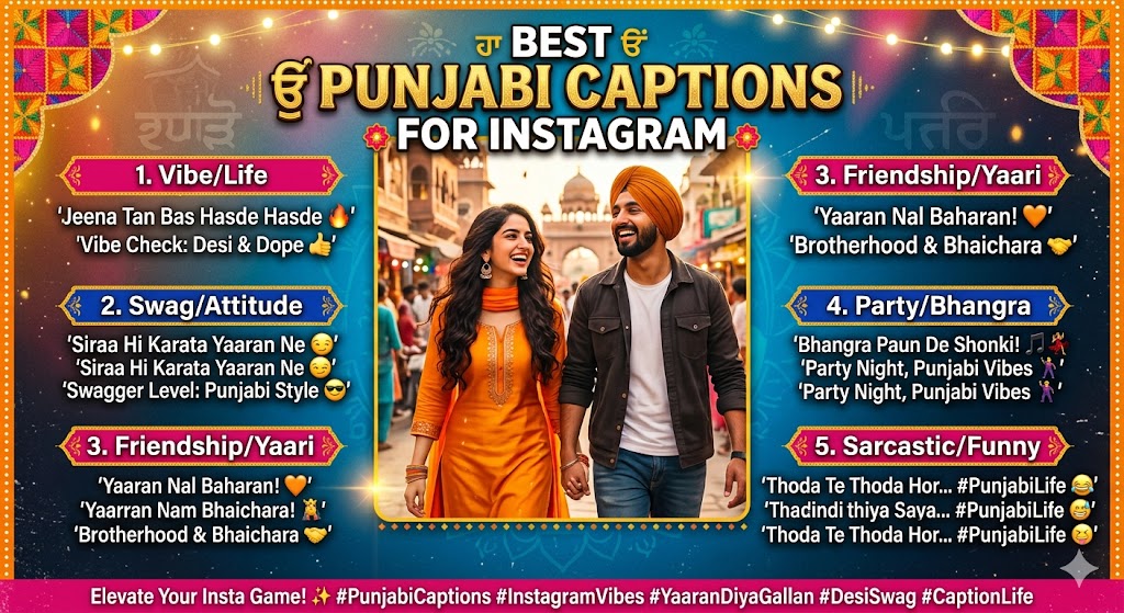 Best Punjabi Captions for Instagram