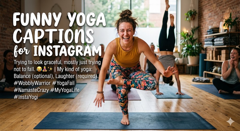 Funny Yoga Captions for Instagram