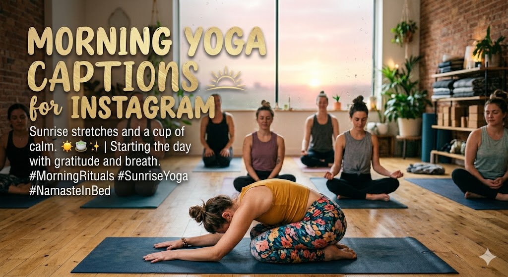 Morning Yoga Captions for Instagram