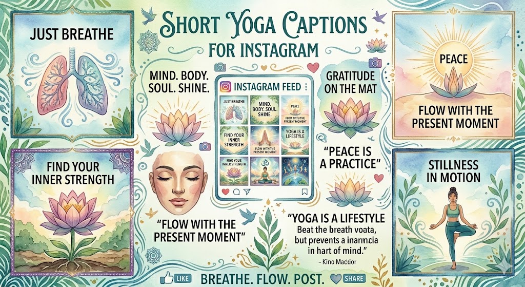 Short Yoga Captions for Instagram
