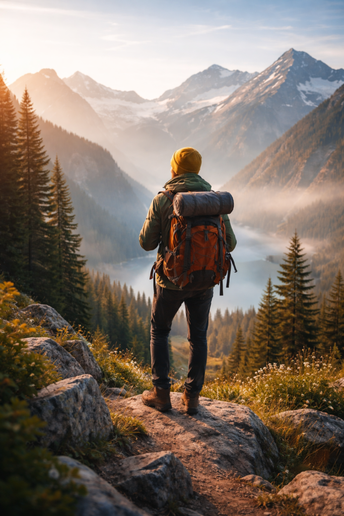 Solo Travel Mountain Captions