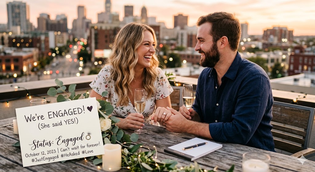 engagement status caption