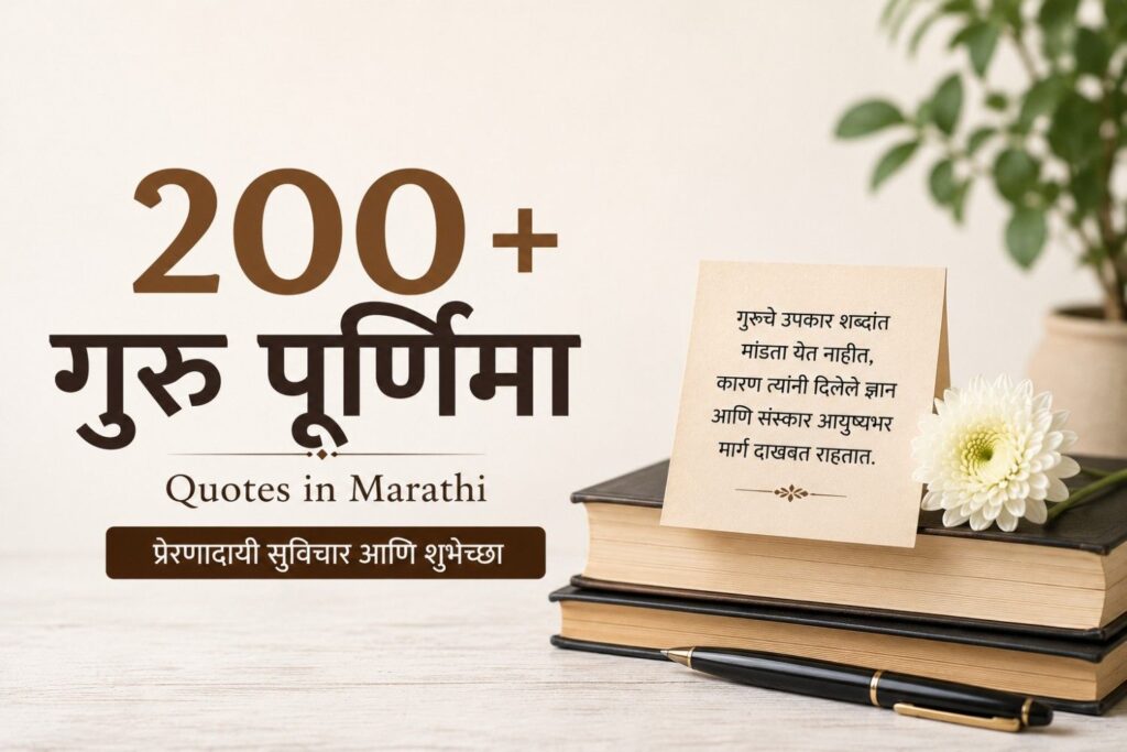 Guru Purnima Quotes in Marathi