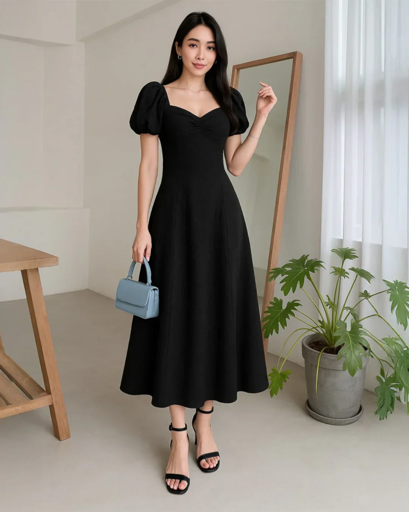 Black Dress Captions for Instagram