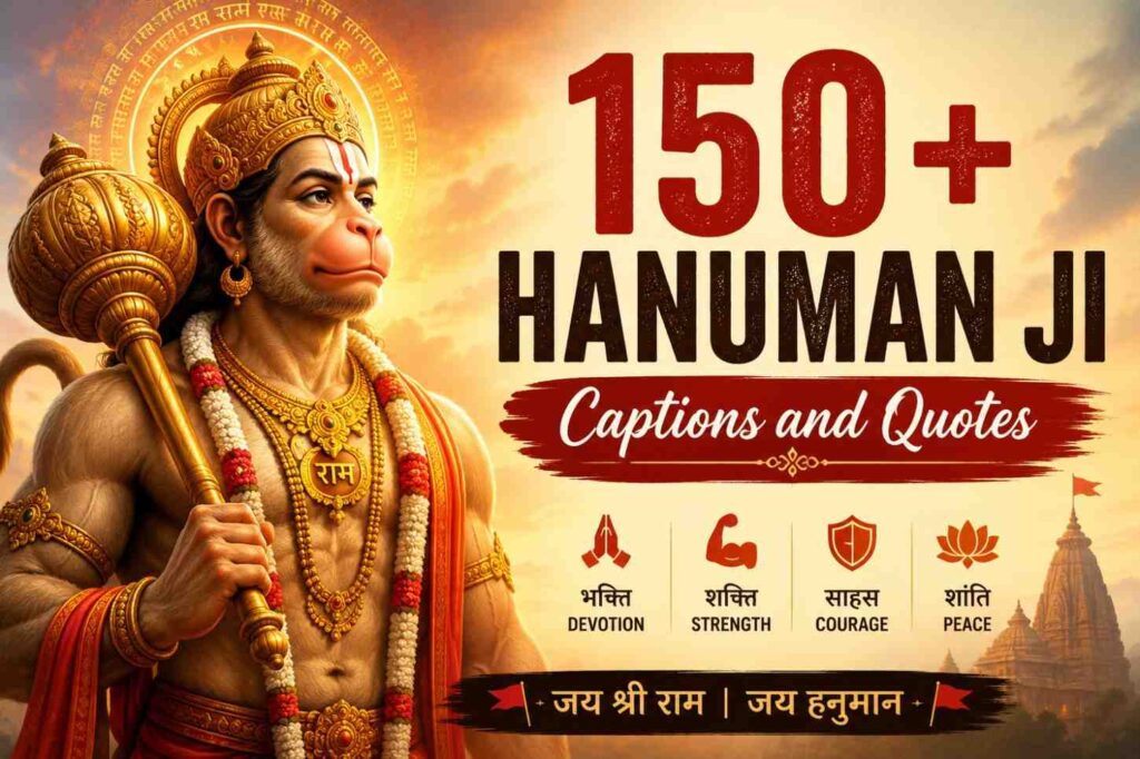 Hanuman Ji Captions and Quotes