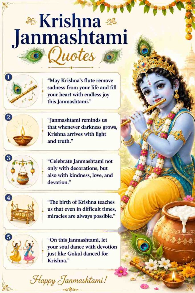 Krishna Janmashtami Quotes