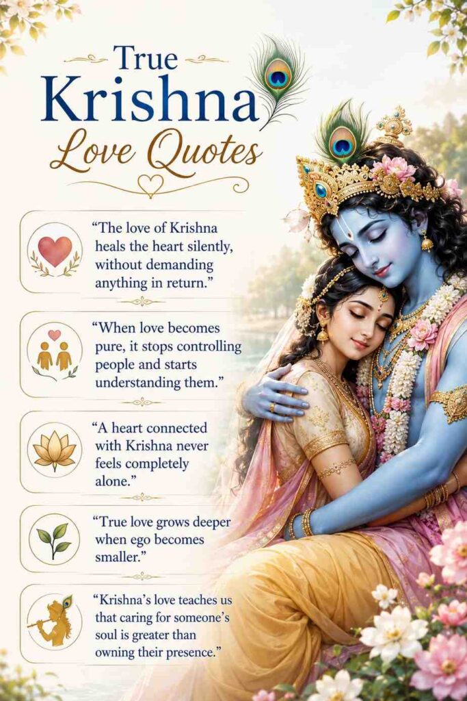 True Krishna Love Quotes