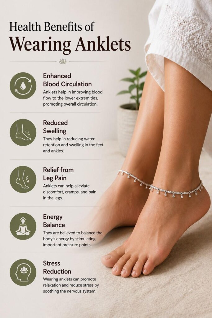 Health Benefits of Wearing Anklets