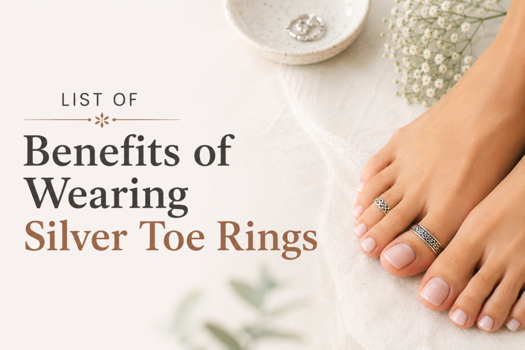 List of Benefits of Wearing Silver Toe Rings