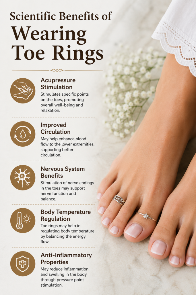Scientific Benefits of Wearing Toe Rings