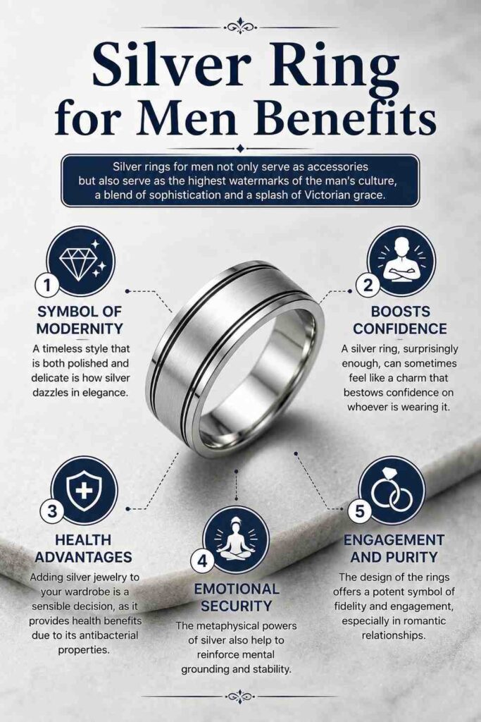 Silver Ring for Men Benefits