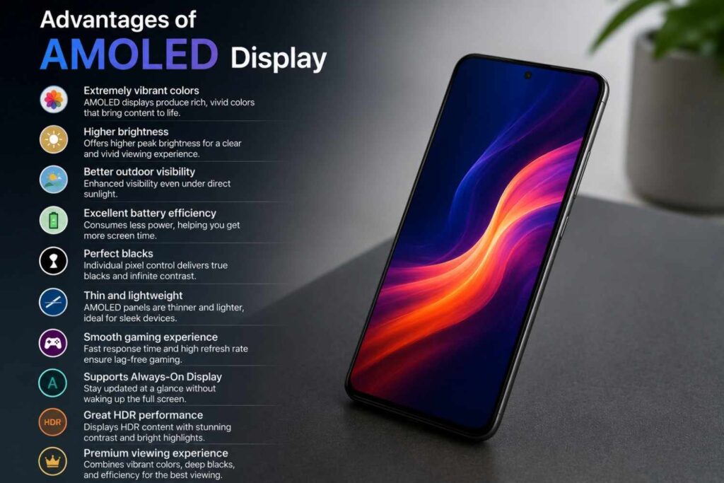 Advantages of AMOLED Display