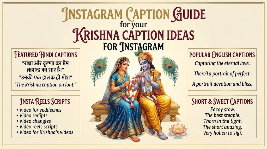 Krishna caption for instagram
