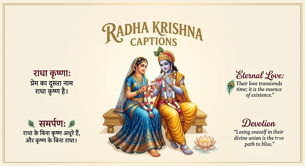 Radha Krishna Captions
