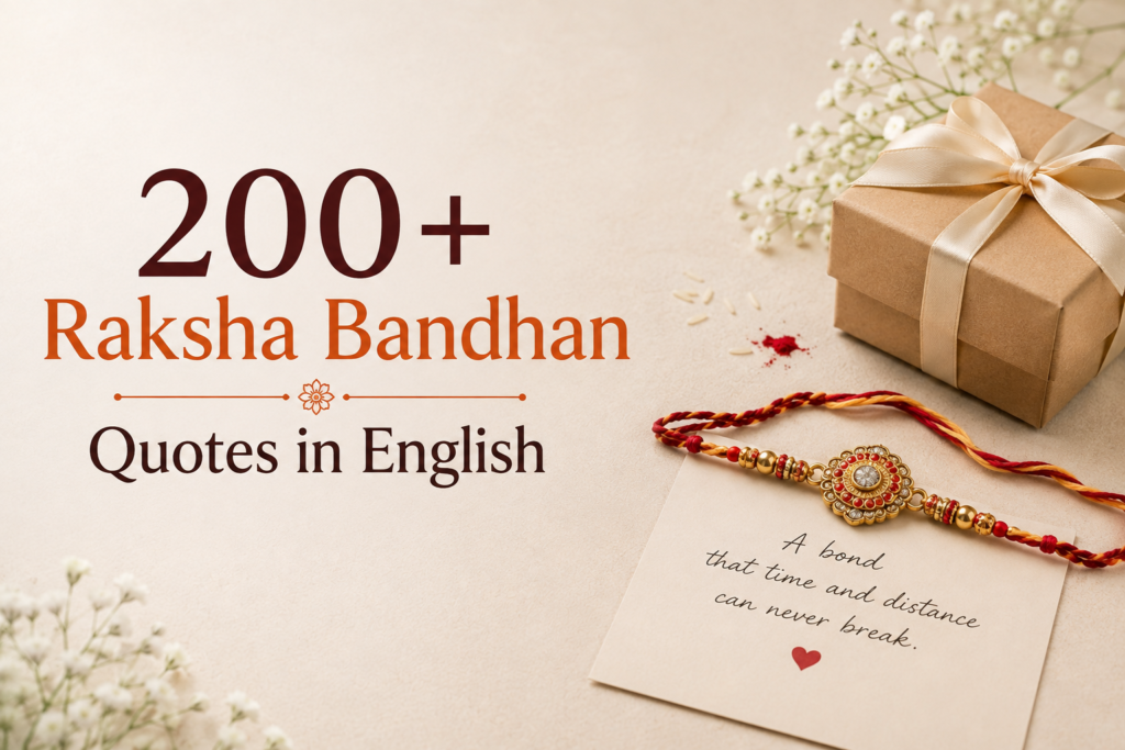 Raksha Bandhan Quotes in English